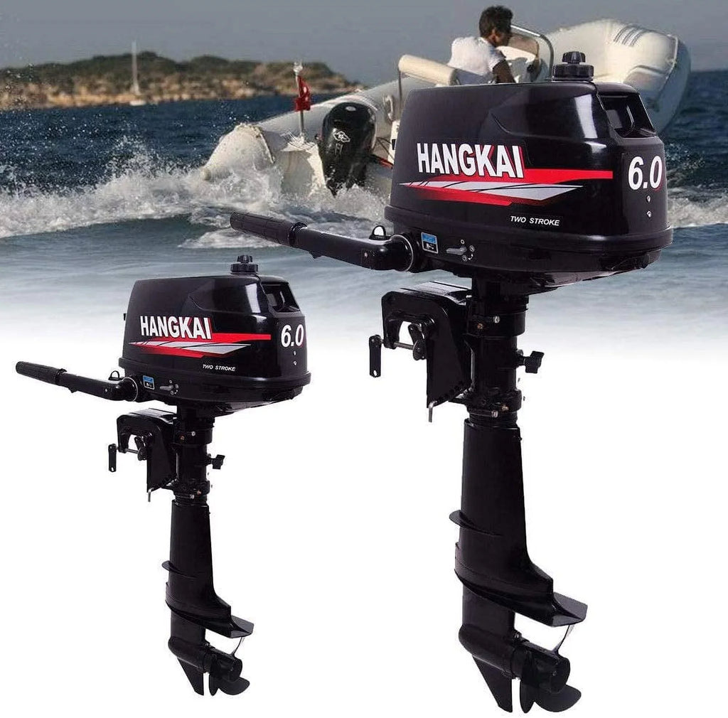 Durable Moto Water 2-Stroke CDI 6HP Aluminum Inflatable Cast Construction Fishing Boat FETCOI Cooling Outboard System Engine