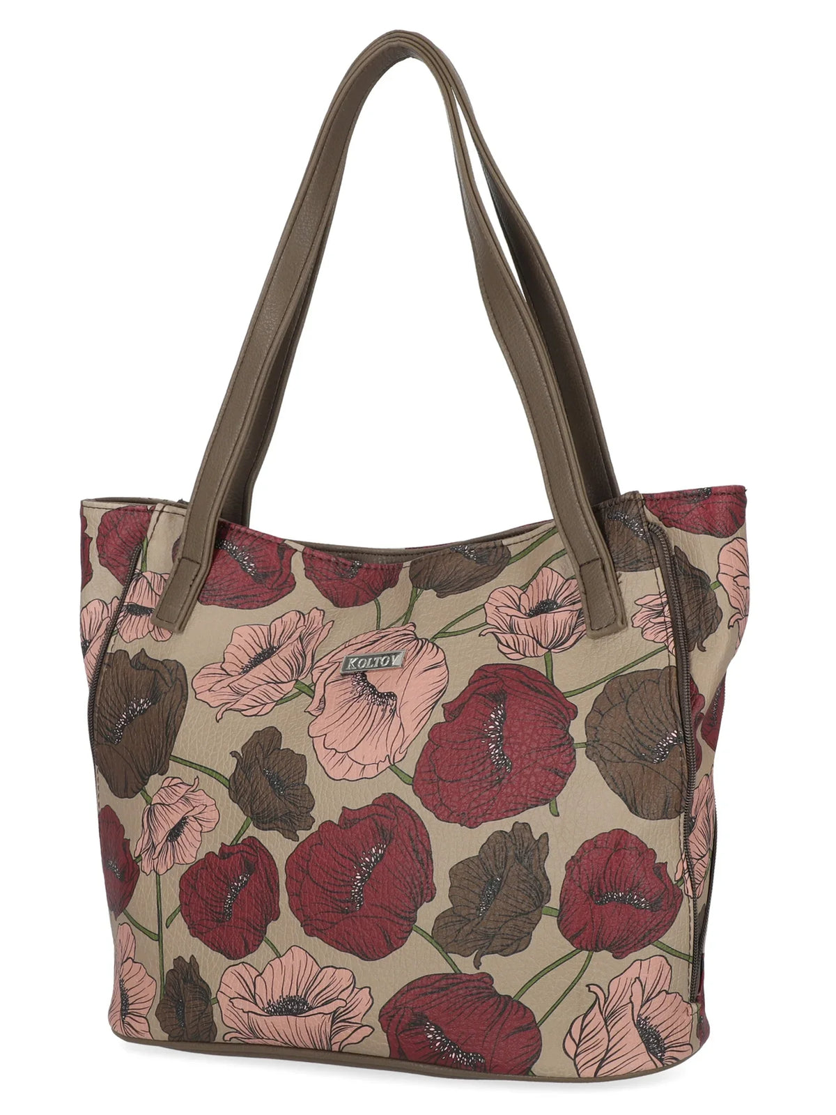 Emily East Bay / Vegan Marbella Leather Leaf Koltov Tote, West