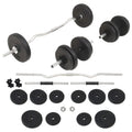 Gym Bars Training, 66.1 Strength Plates Weight lb for Set Weightlifting, Barbell Fitness, and with Dumbbell Home Bodybuilding, moobody