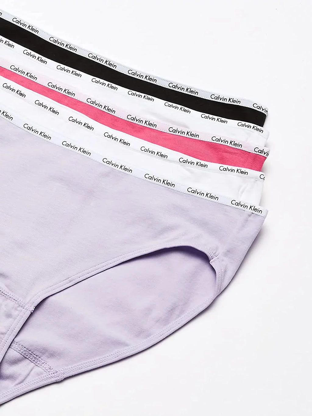 Klein Pink Pack, Cotton Purple, Women's Logo XL Bikini 5 Calvin Stretch Panty