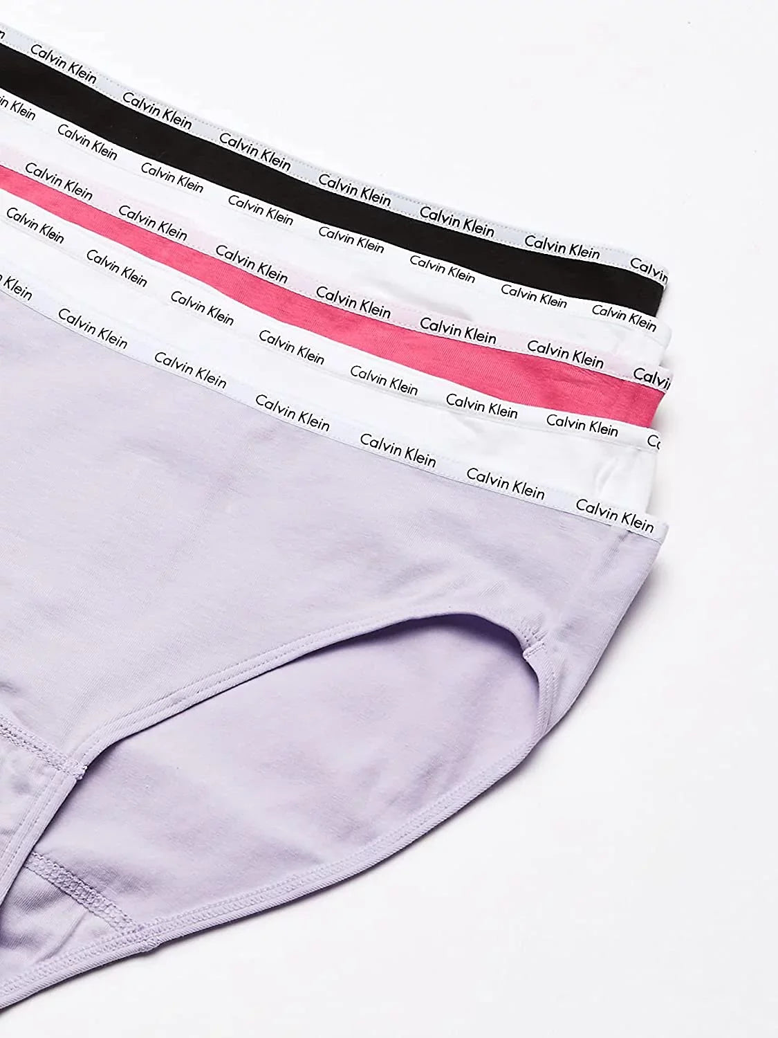 Klein Pink Pack, Cotton Purple, Women's Logo XL Bikini 5 Calvin Stretch Panty
