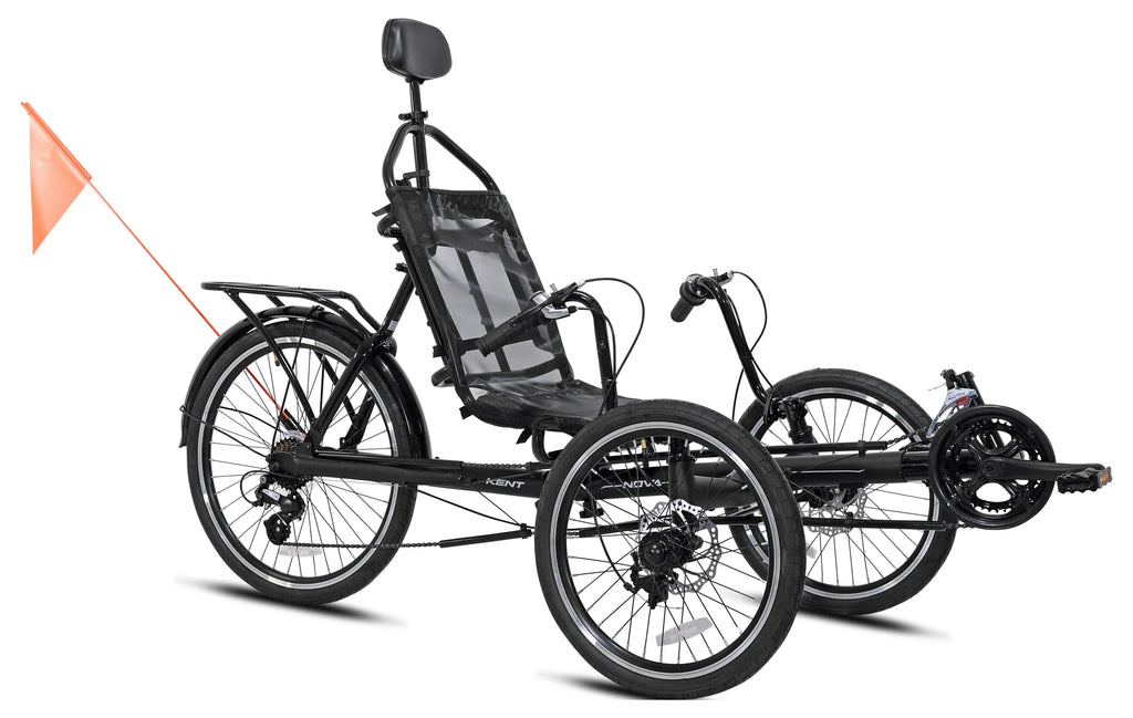 Bike, Bicycles Nova Black Unisex 24-inch Recumbent Kent