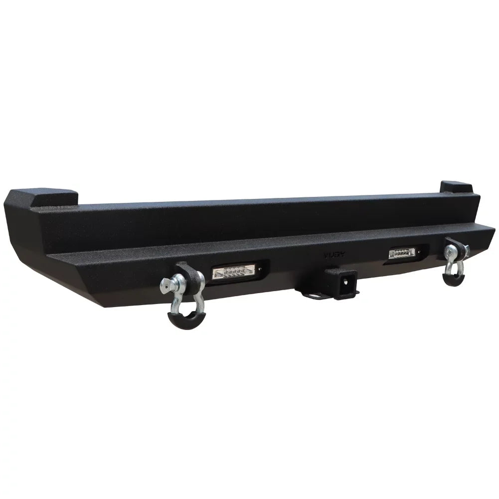 XJ XJ Rear Vijay Steel with Lights Fits Bumper 1984-2001 Jeep Cherokee