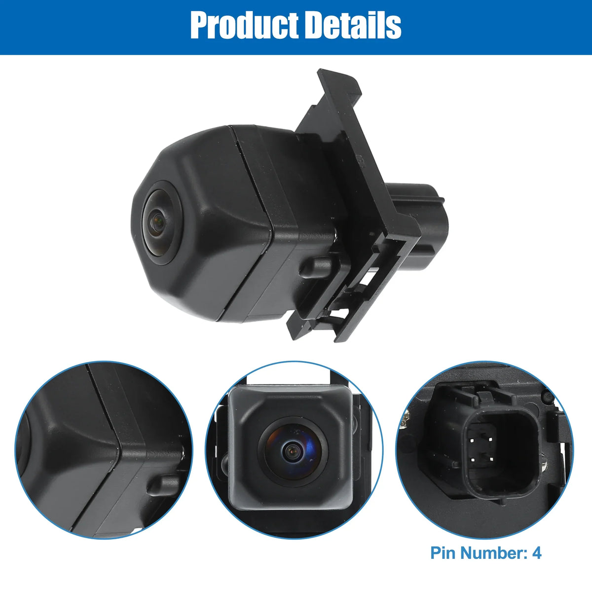 Up View Reverse Toyota Park Hilux Assist 2011-2015 Rear Camera Back for No.8679071030 Angle Wide Camera