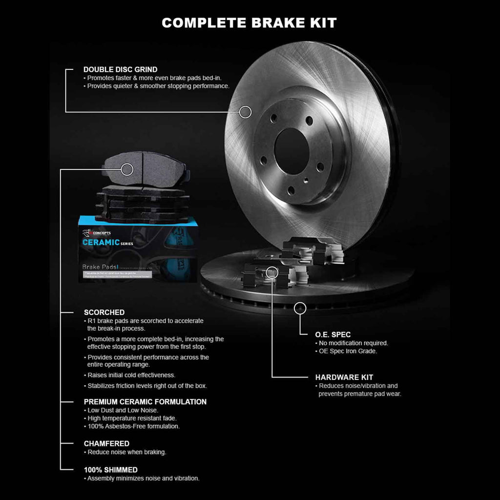 03069 2015 LX, Line Series R1 Wfwh1 FORTE Rotor R1 KIA select: With KIA Concepts Fits Ceramic FORTE E Concepts 2016 Brake