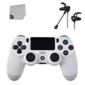 PS4 Earbuds AXTION DualShock - BOLT - With Controller Like New Bundle Included Wireless White