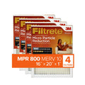 MERV 4 800 Micro Filtrete 16x20x1, MPR, HVAC Filters Reduction Particle Furnace Filter, 10, Air
