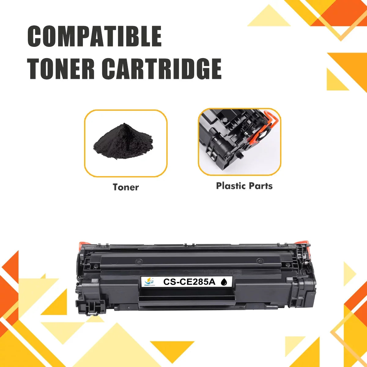 M1132 HP M1212nf Ink HP Pro Black for P1102w P1102whp 85A CE285A 2 LaserJet M1212 Series Printer M1217nfw for Cartridge Toner 85A CE285A P1005 MFP M1217 P1102 Compatible * M1210
