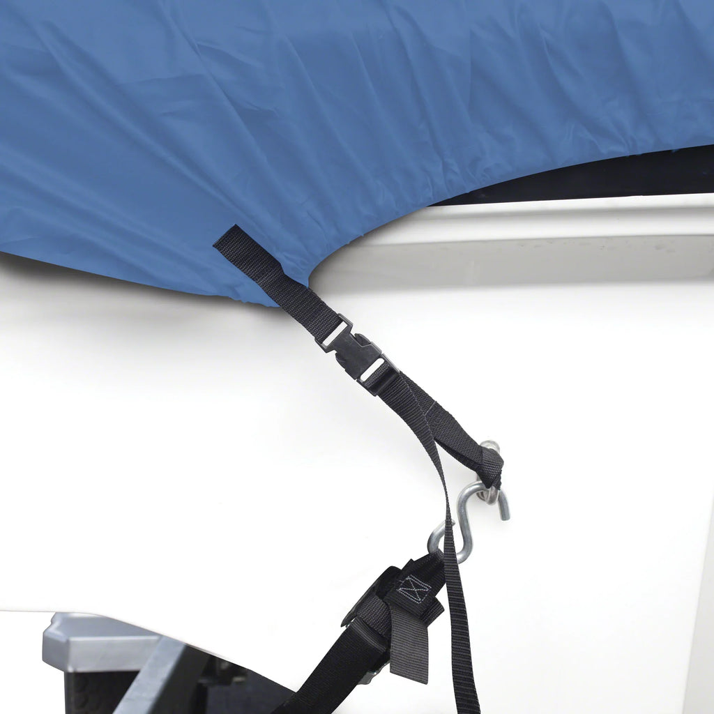 Polyester Fade-Resistant x Cover Stellex™ Seasons with B Fits Model - W, All 90" Fabric, 14' Classic Boats Cover, Boat Boat Accessories 16' Trailerable L