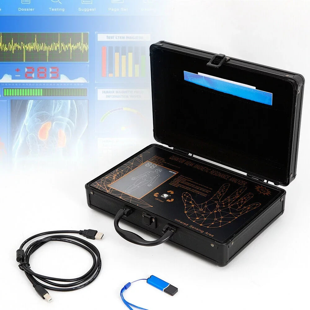4.7.0 Quantum 6TH Resonance Analyzer Black Health Touch Hand TOOL1SHOoo Magnetic Body Body Analyzer