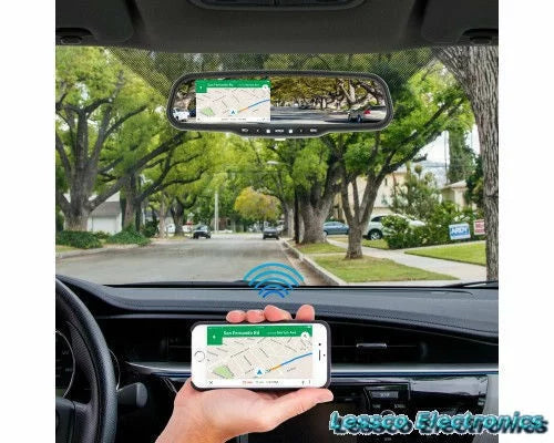 RVM430WFDVRBTG View DVR, w & by Monitor Mirror Rear Accelvision Phone Mirroring Bluetooth Wifi