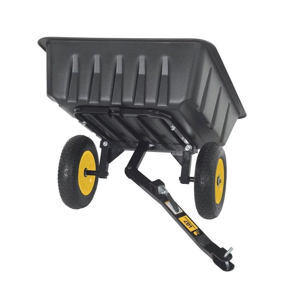 Garden Utility Duty Heavy Wheelbarrow Yard Foot Trailer Cart Polar Club Cubic 10