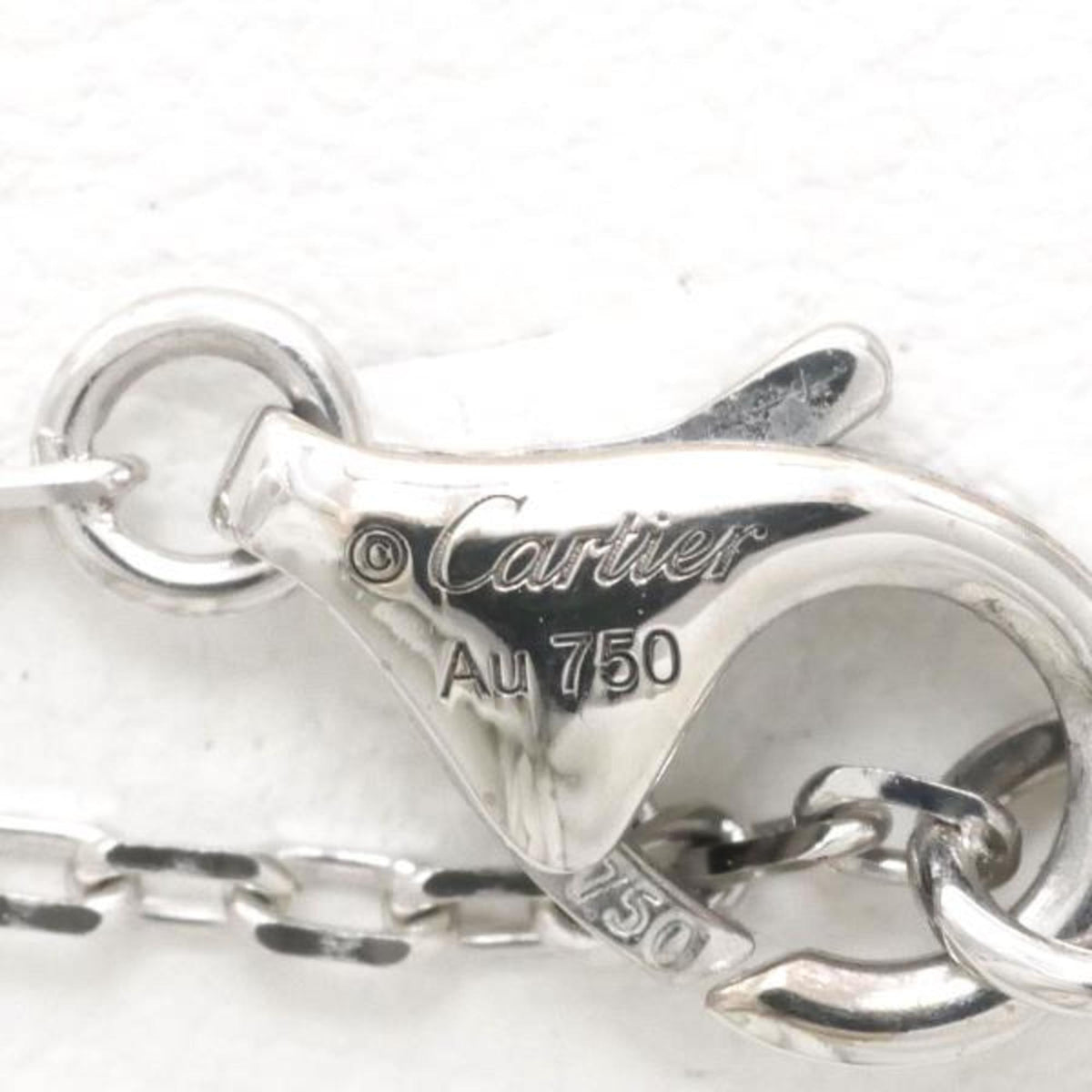 Total K18WG Pre-Owned Similar weight Approx. Diamond 41cm SM approx. Necklace Cartier 3.0g D'Amour (Good)