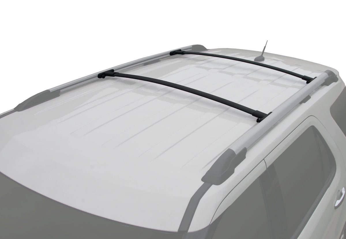 Aluminum Explorer Roof a Rack Top Rack Cargo BRIGHTLINES 2pcs, Replacement Set 2011-2015 of Crossbars Ford Black for