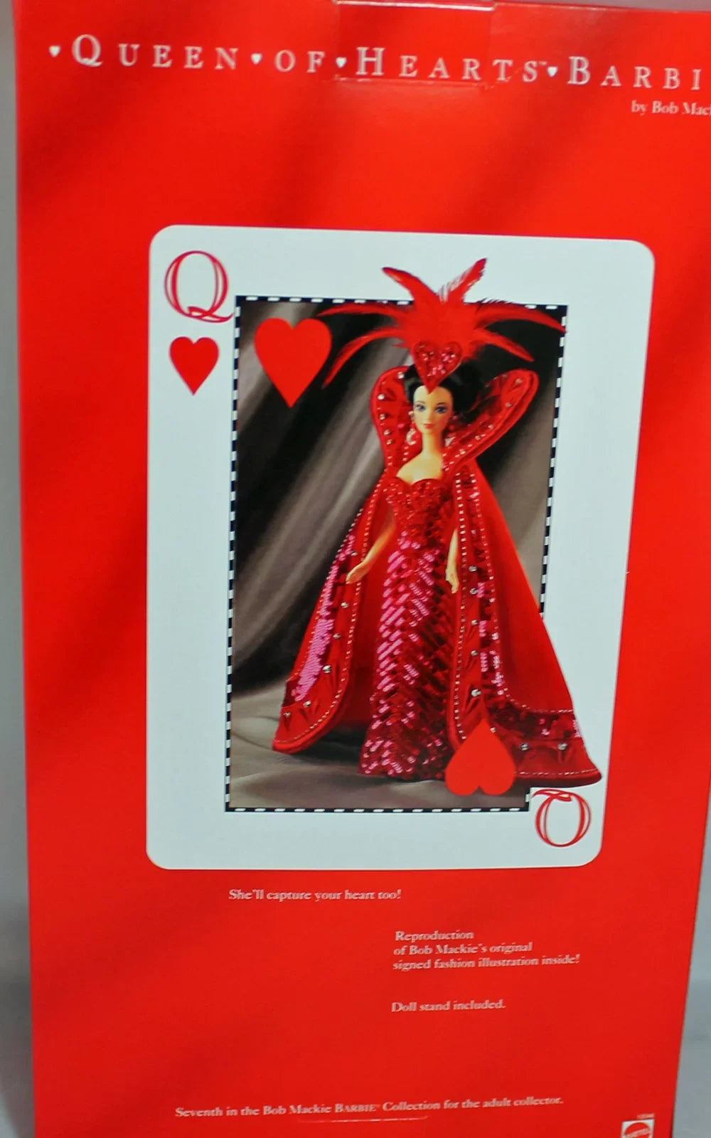 NRFB, Mackie Hearts Barbie, of Box Bob 1994 Queen (12046) | Non-Mint