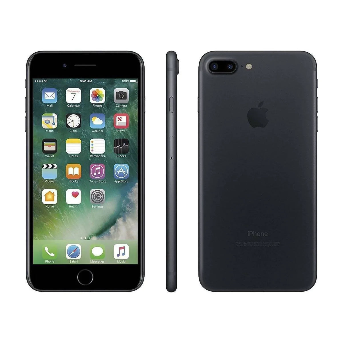 '- (Good) Plus Unlocked 7 256GB Black Apple Carrier - Pre-Owned iPhone Jet