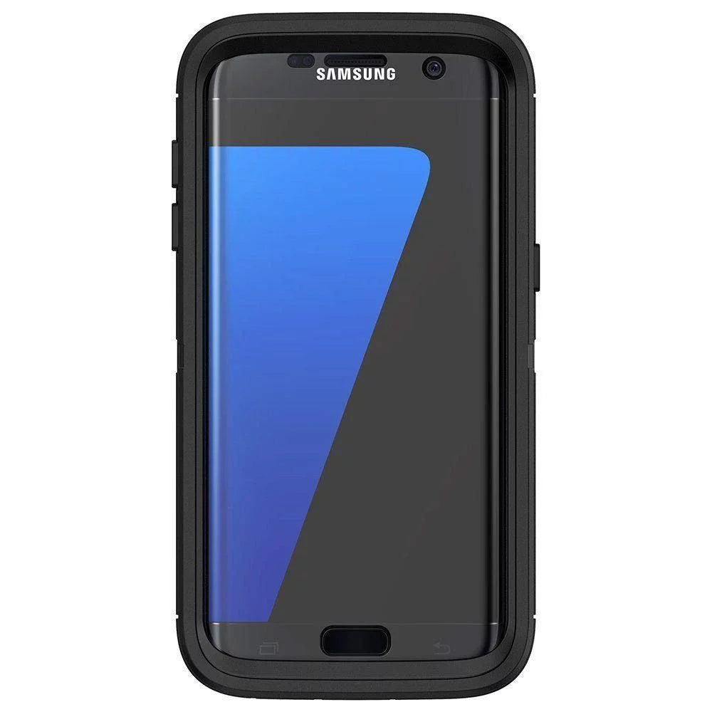 Defender Galaxy Case (ONLY) Black - - Packaging Rugged Edge Samsung Series for Bulk S7 OtterBox Protection