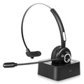 with Mic Bluetooth Charging Function Dock Charging With for C5L Headset Wireless Phone Headset, Wireless Noise Base Headset Mute Cell UX-M97 with BLU Microphone, Comfortable Isolation