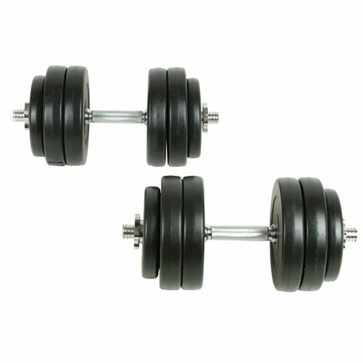 Piece Training for Dcenta and Strength Home Gym 66.1 Weightlifting Set Dumbbell 18 lb