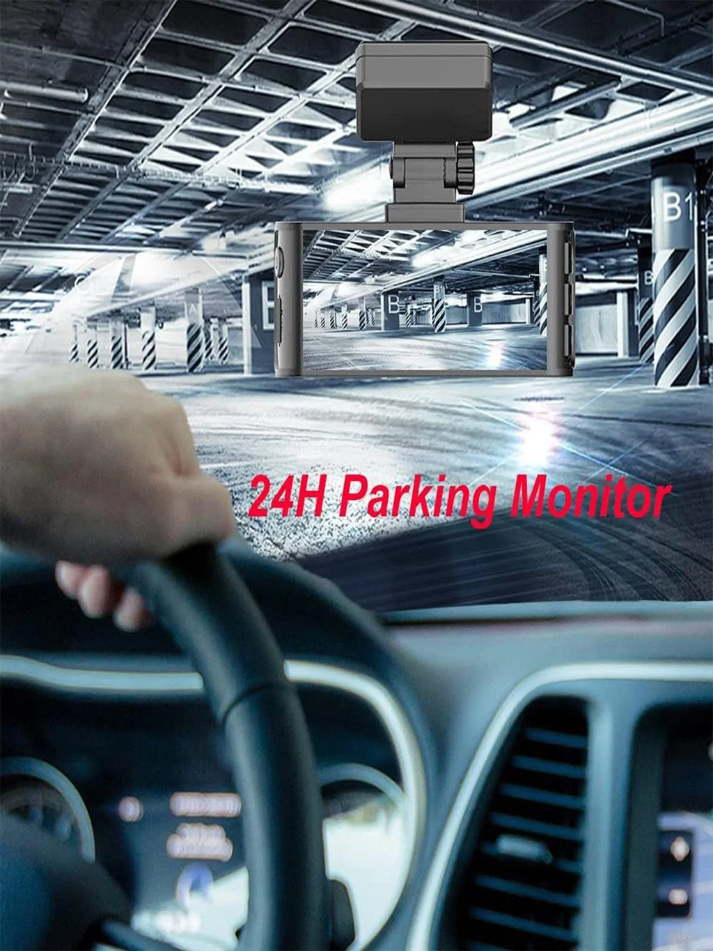 Type-C Cam Front with and Wi-Fi, Hardwire Dash GPS Camera, Kit 4K