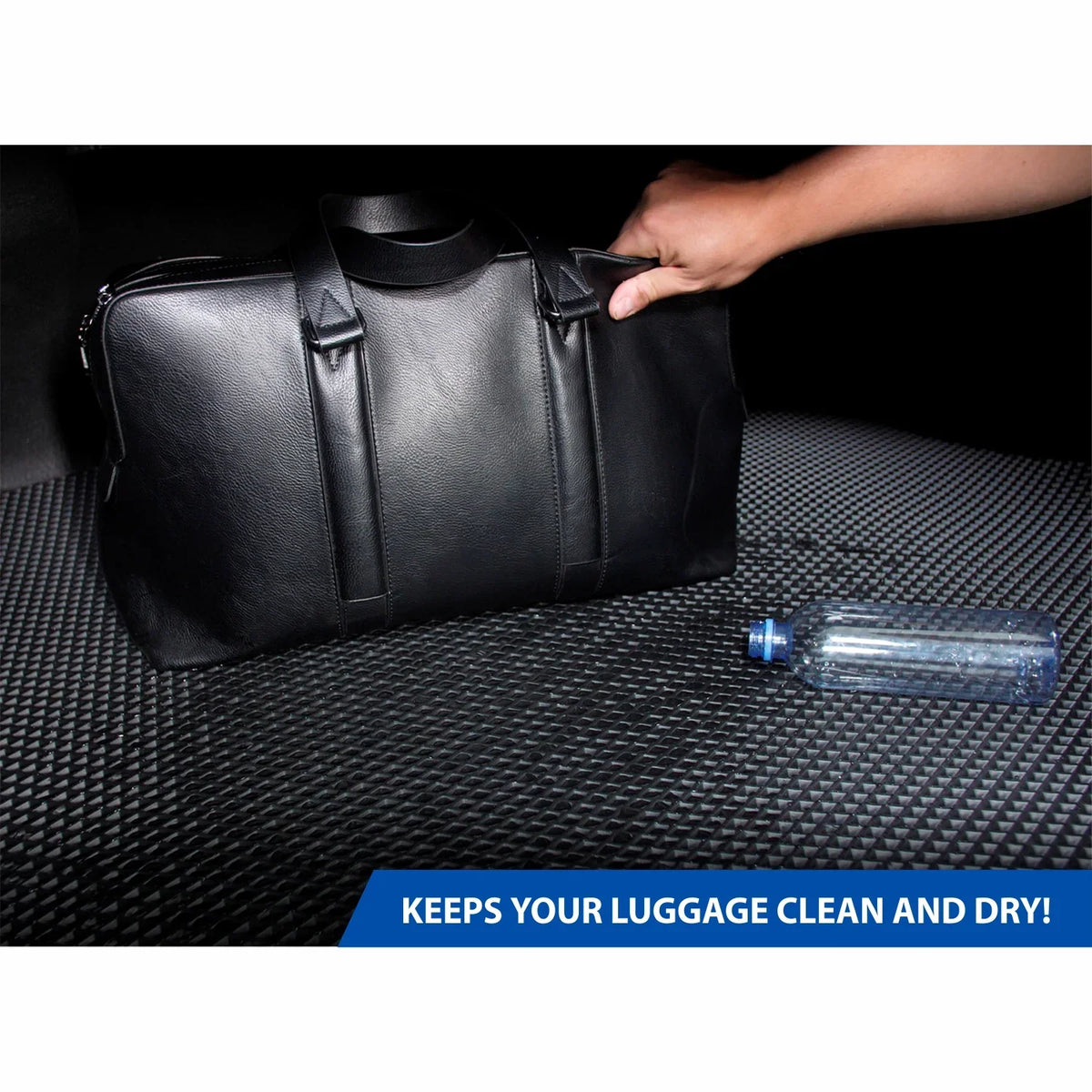 Duty - Custom Trunk Cargo for Accord Cargo Anti-Slip Liner, Waterproof,Liquid Liner Heavy Trapping with Shape,Luggage - Liner Sedan Goodyear 2013-2017 Fit GY004681 Technology - Diamond Honda Mat