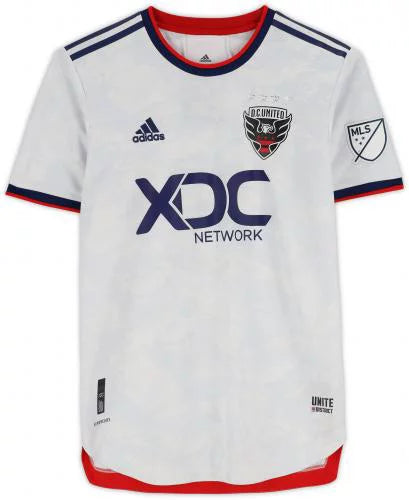 #3 Authentic MLS Jersey 2022 - Fanatics - Size Season Match-Used from D.C. Certified Chris Autographed Odoi-Atsen White M the United