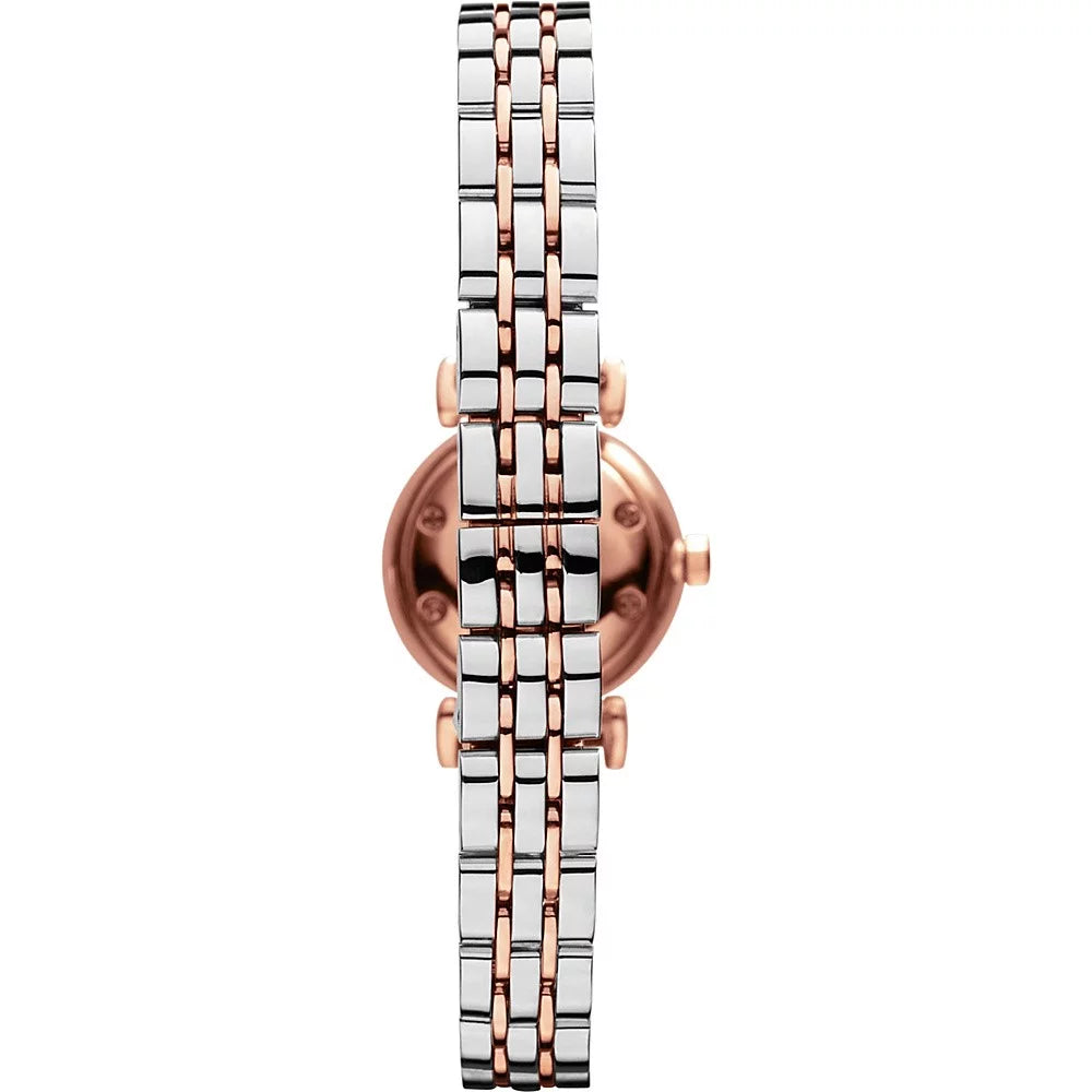 Armani Bracelet of Women's AR1764 Emporio Watch Pearl Two-Tone Mother