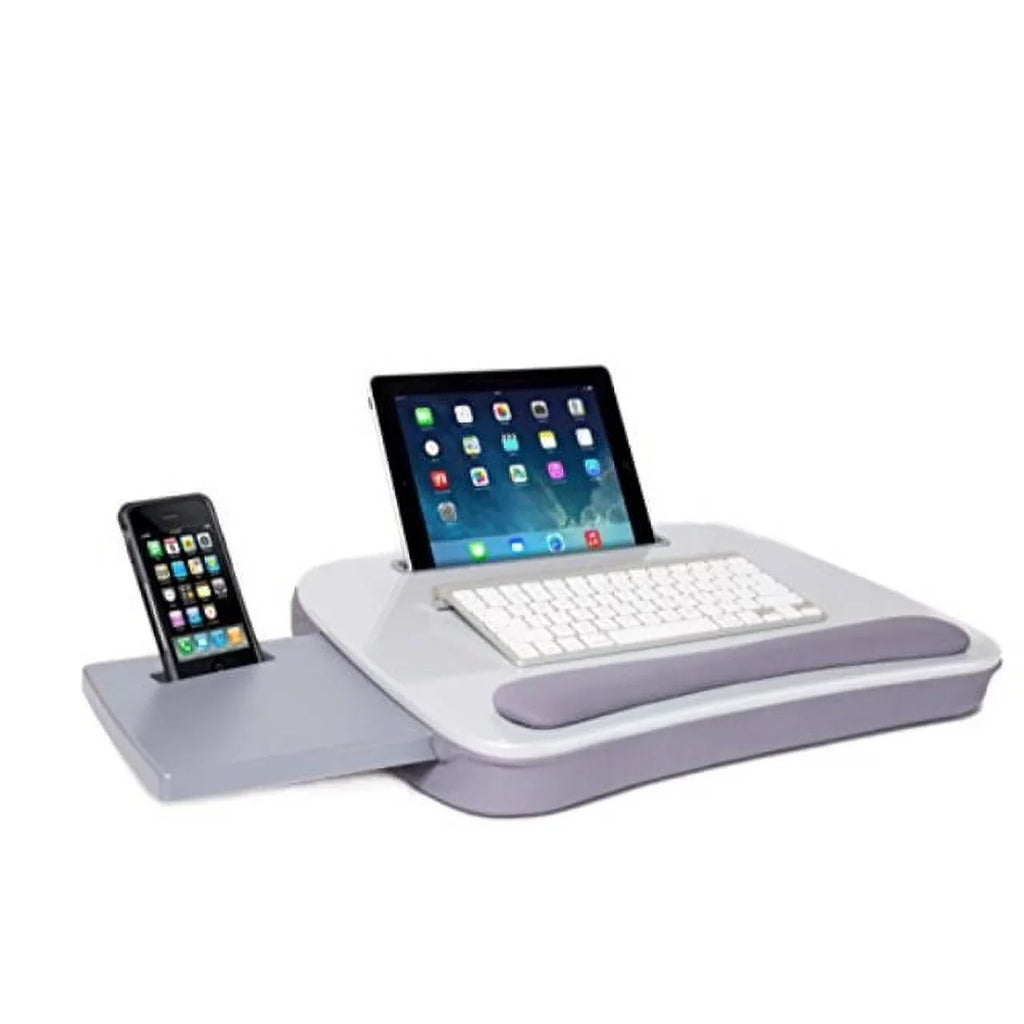 Sofia Multi-tasking - Foam Lap Sam Desk Memory + Silver