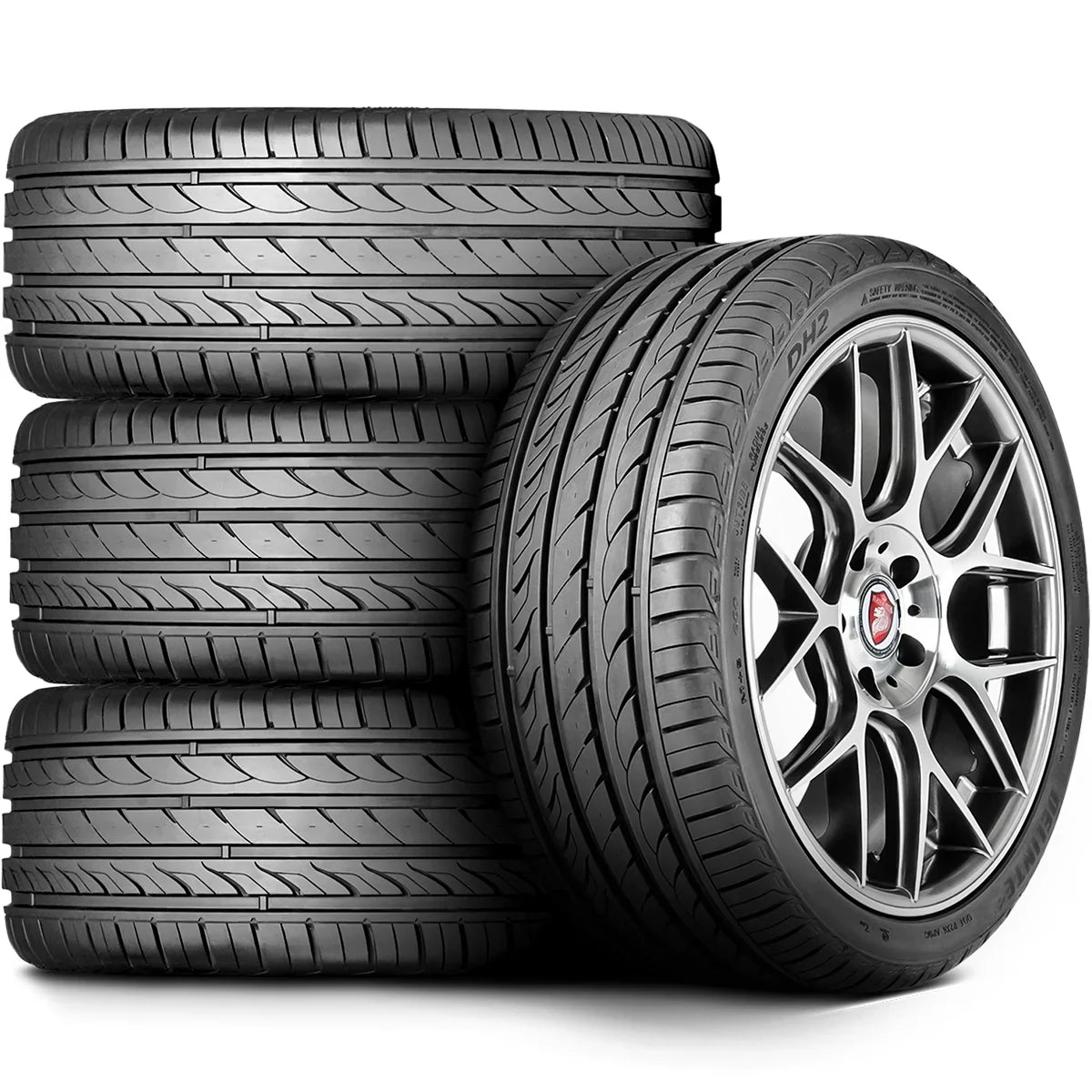 Ford 2015-23 High DH2 Ford Performance XL A/S Mustang EcoBoost Mustang Tire 255/40R19 Premium All Delinte Fits: GT, 2014 Season 101Y