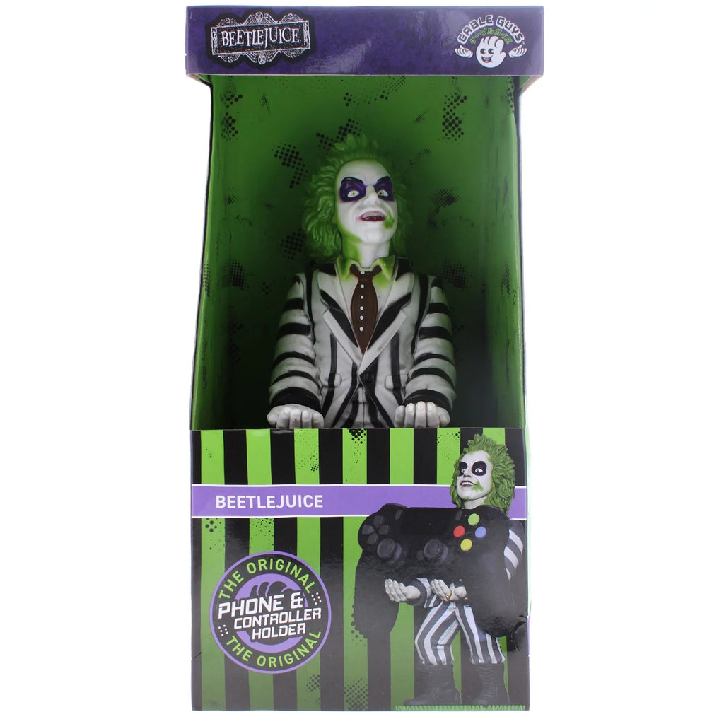 Gaming: Controller - Licensed Guys, Exquisite Phone & Stand, Beetlejuice Gaming Bros: Figure Original Mobile Cable Holder, Warner Device