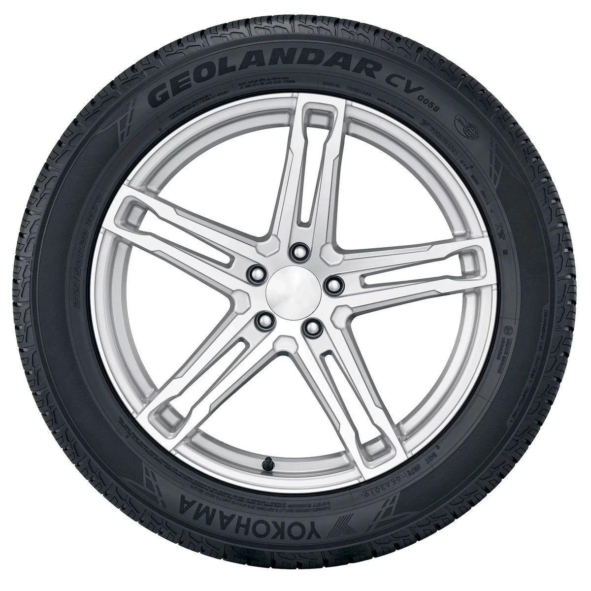 All 113V SUV/Crossover Season 255/60R19 Yokohama G058 XL Geolandar CV Tire