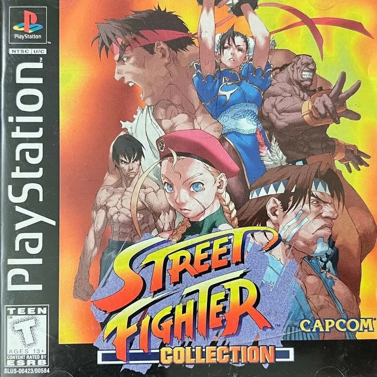 Video Game (Refurbished) PlayStation Fighter Collection Restored Street (Sony 1, 1997)