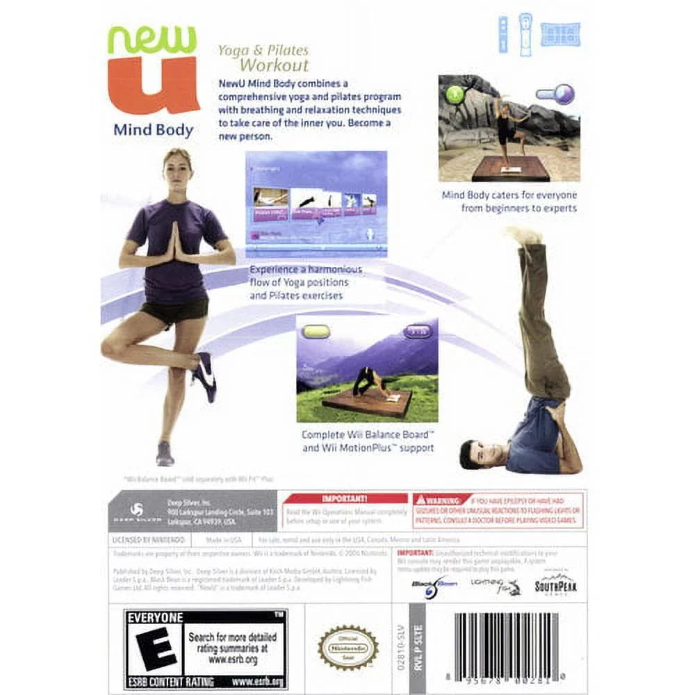 & Body New U Mind Pilates-wii Yoga