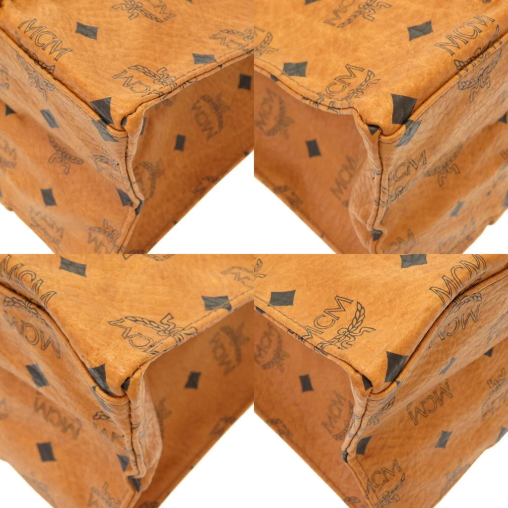 (Pre-Owned) Canvas Visetos Brown MCM Tote Bag