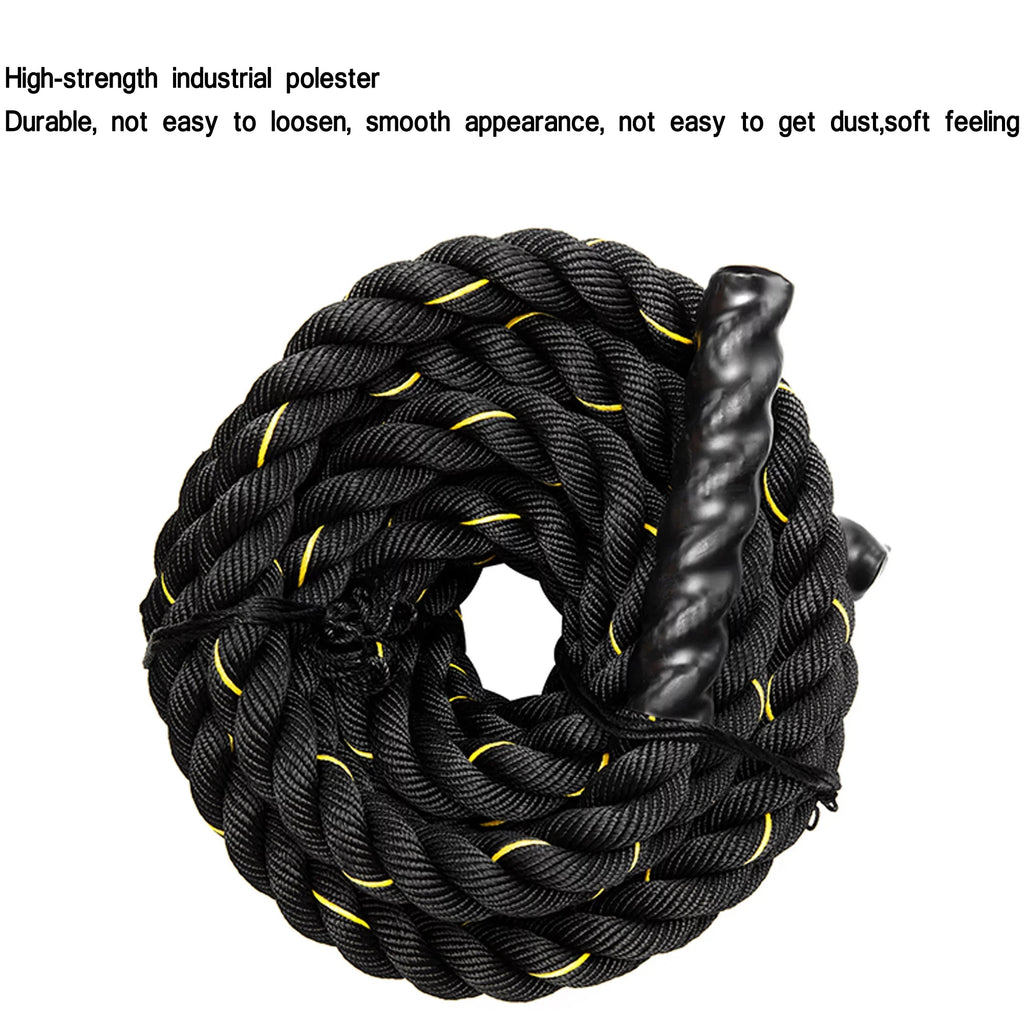 Ropes Building Workouts 49.2ft Rope Power Length, Body Jump for Mens/Womens Battle Muscle Strength Improve Total Rope NK Workout Skipping Heavy