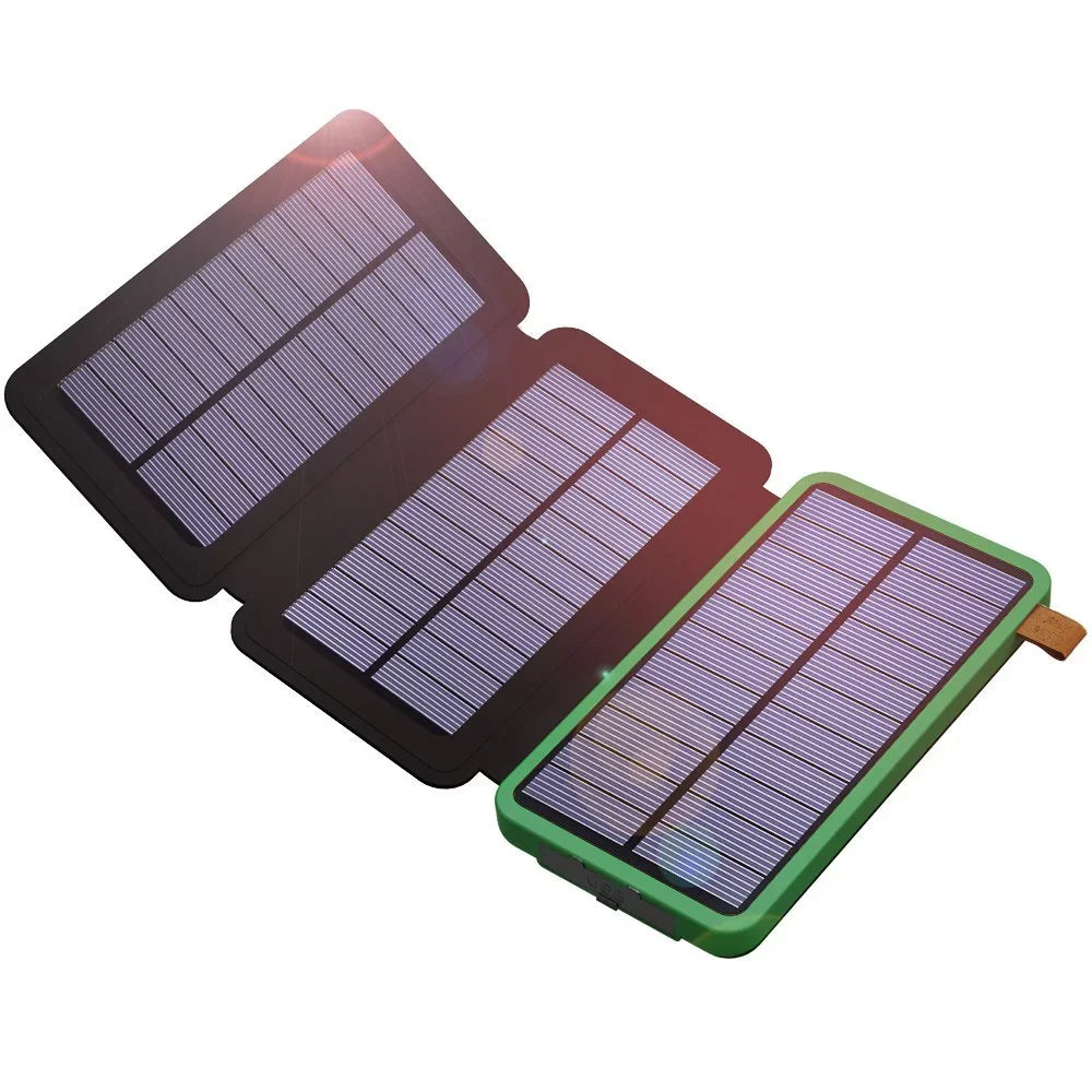 Phone Panel Bank Charger Tablets For Solar 500000mAh Battery Cell External Power