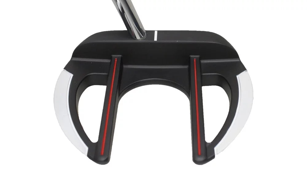Black Golf Ray Ray Center 34" SR400 Silver Cook Putter Shafted