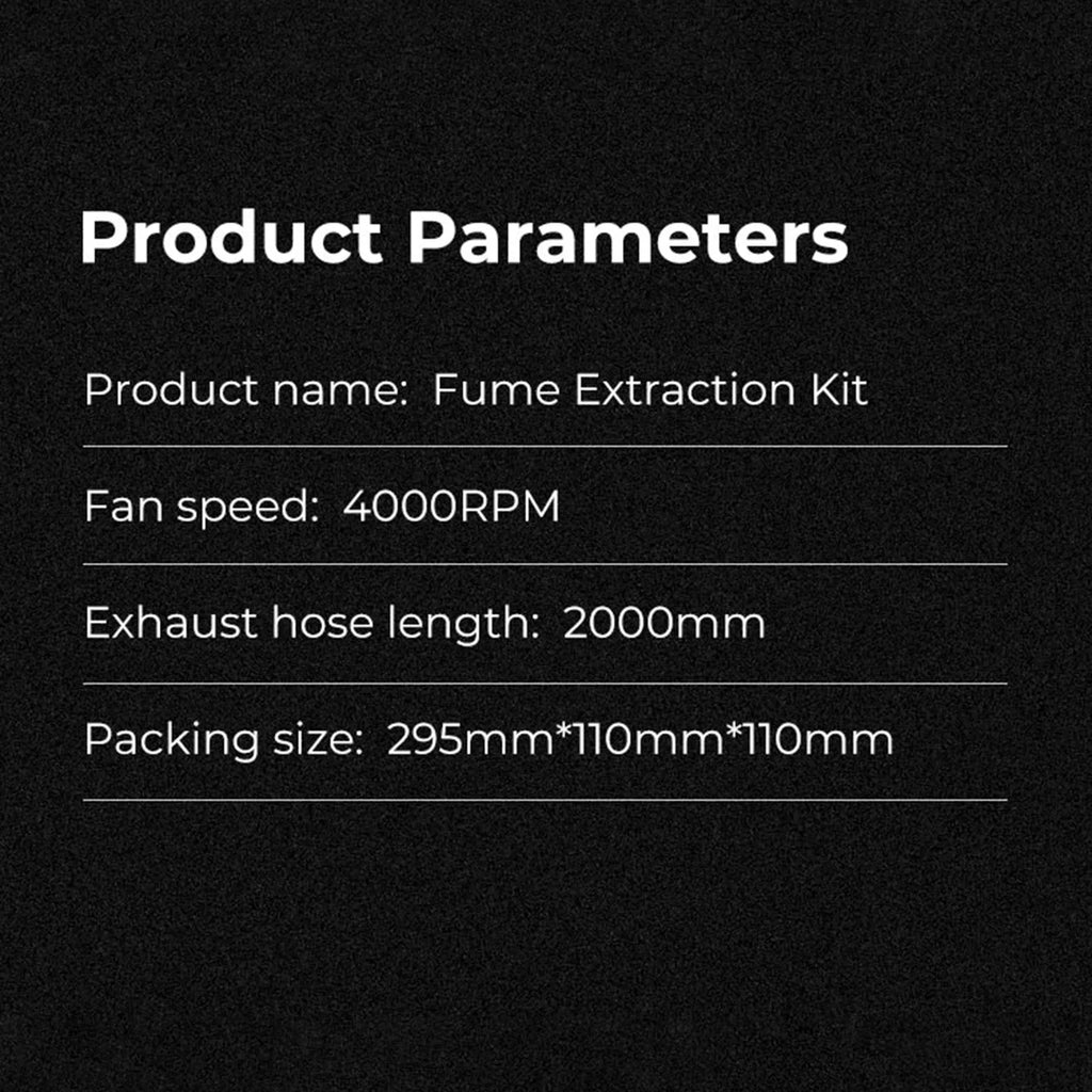 Exhaust Extraction Kit, Efficiency Creality Ventilation Fan, 3D Engraver Laser Ametoys Ender High Fume Hose, Plus Enclosure