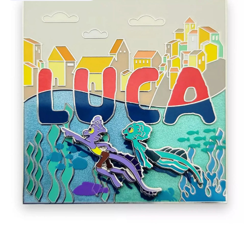 Disney Edition Pixar Card of Limited New Set with Luca 5 Pin