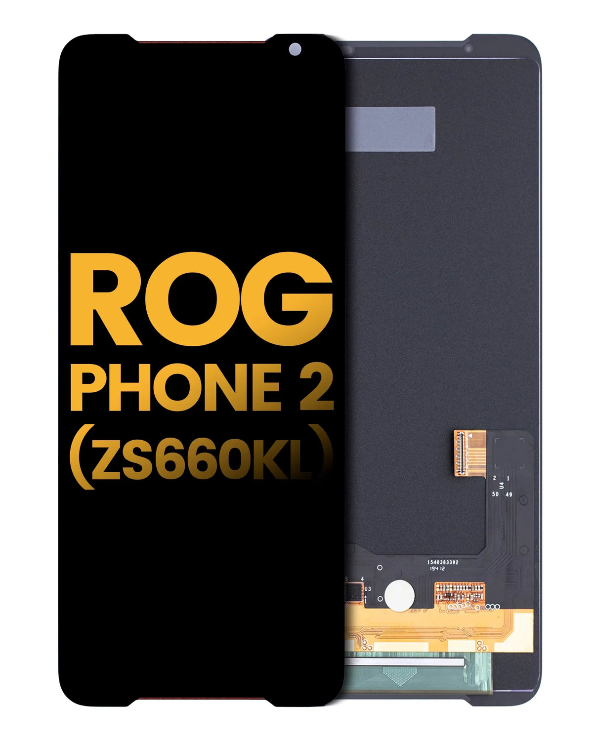 Replacement (Refurbished) Assembly For Without (ZS660KL) (All ROG Compatible OLED Asus Frame Phone 2 Colors)
