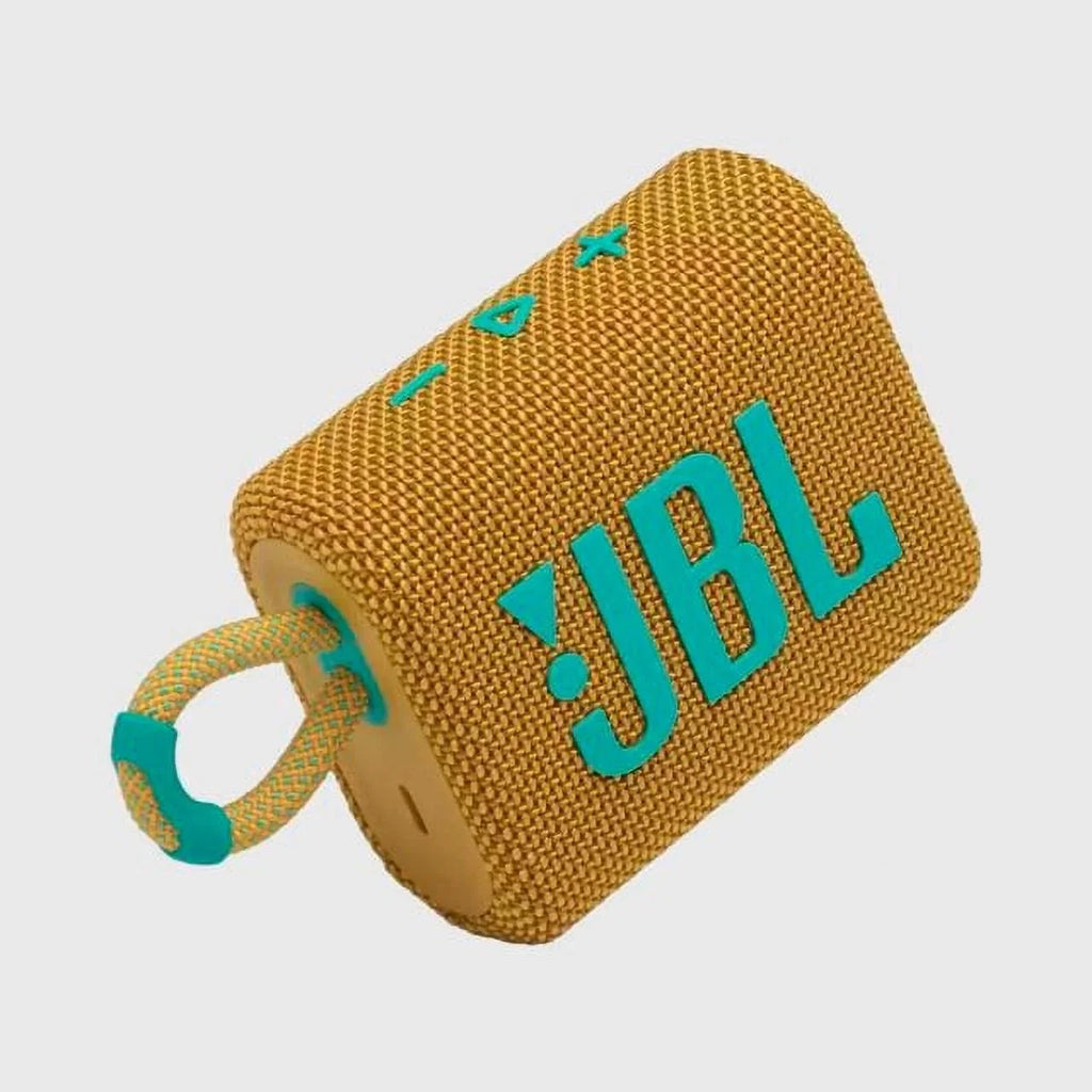 '- Speaker Dustproof Portable Wireless Yellow Go 3 JBL Waterproof Bluetooth