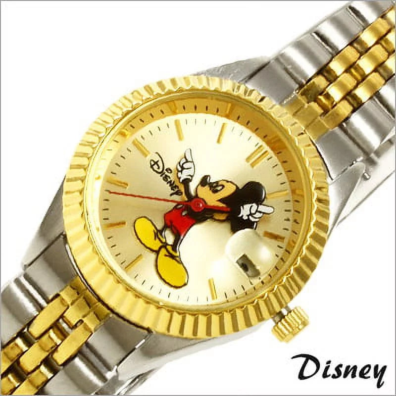 Bracelet MCK340 Women's Watch 'Moving Mickey Two-Tone Mouse Hands' Classic