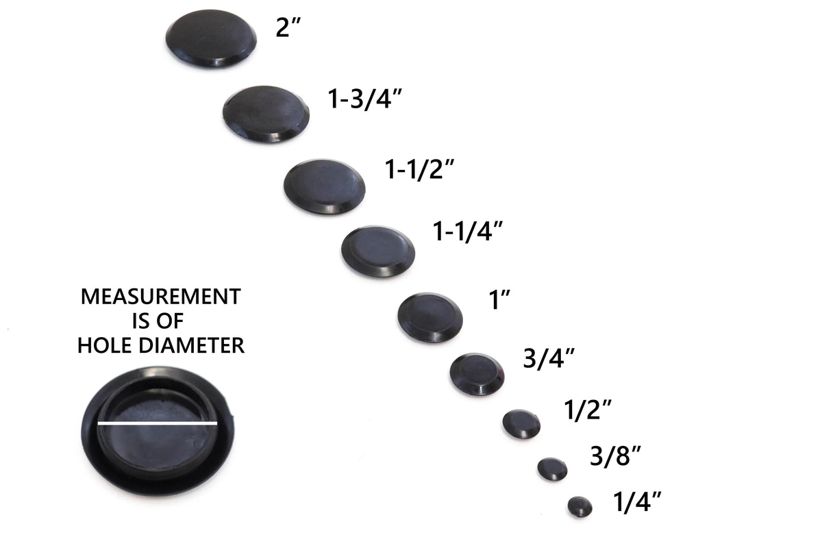 Sizes 1-1/4, for Inch 1/2, Sheet Hole and 1-3/4 for 1-1/2, Plug Assorted Mount 1000 Piece Black 2 Red Auto 1, Body Holes and 3/8, Metal Auto Hound Assortment Flush 1/4, 3/4,