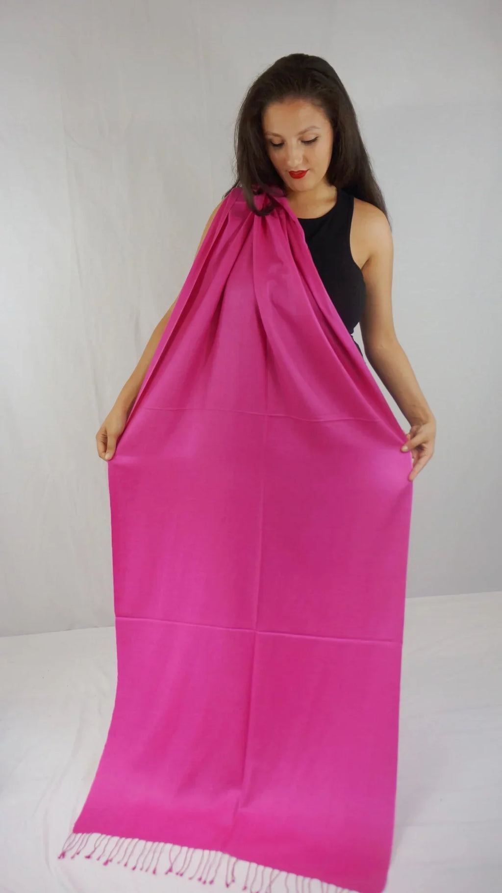 Scarf/Wool/Silk (Hot Regular Shawl/Cashmere Shawl/Shawls/Scarf/Scarves/Wrap/Stole/Muffler/Cape/Ruana/Blanket/Throw/Pashmina Pink Shawl)