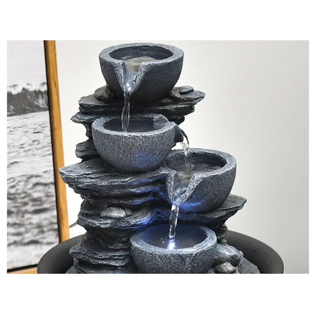 , Landscape Tabletop Waterfall Feng Shui Home Bedroom s Water Fountain Outdoor E with