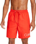 Red Shorts Logo Klein Calvin Mens Swim XL