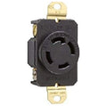 Turnlok Volt 3-Phase Receptle 30 Flush Specification Blk Amp Single L14-30R NEMA Mount 125/250 Grade Industrial