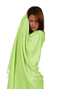 (Honey Green Shawl/Cashmere Scarf/Wool/Silk Dew Shawl) Shawl/Shawls/Scarf/Scarves/Wrap/Stole/Muffler/Cape/Ruana/Blanket/Throw/Pashmina Regular