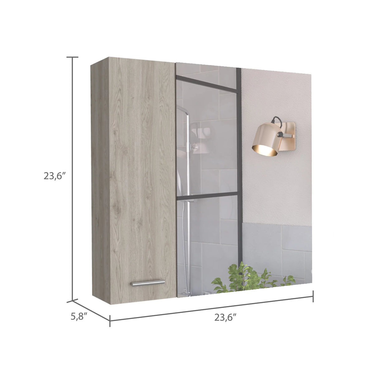 Ample Storage Elegant | Medicine Cabinet 4-Shelf
