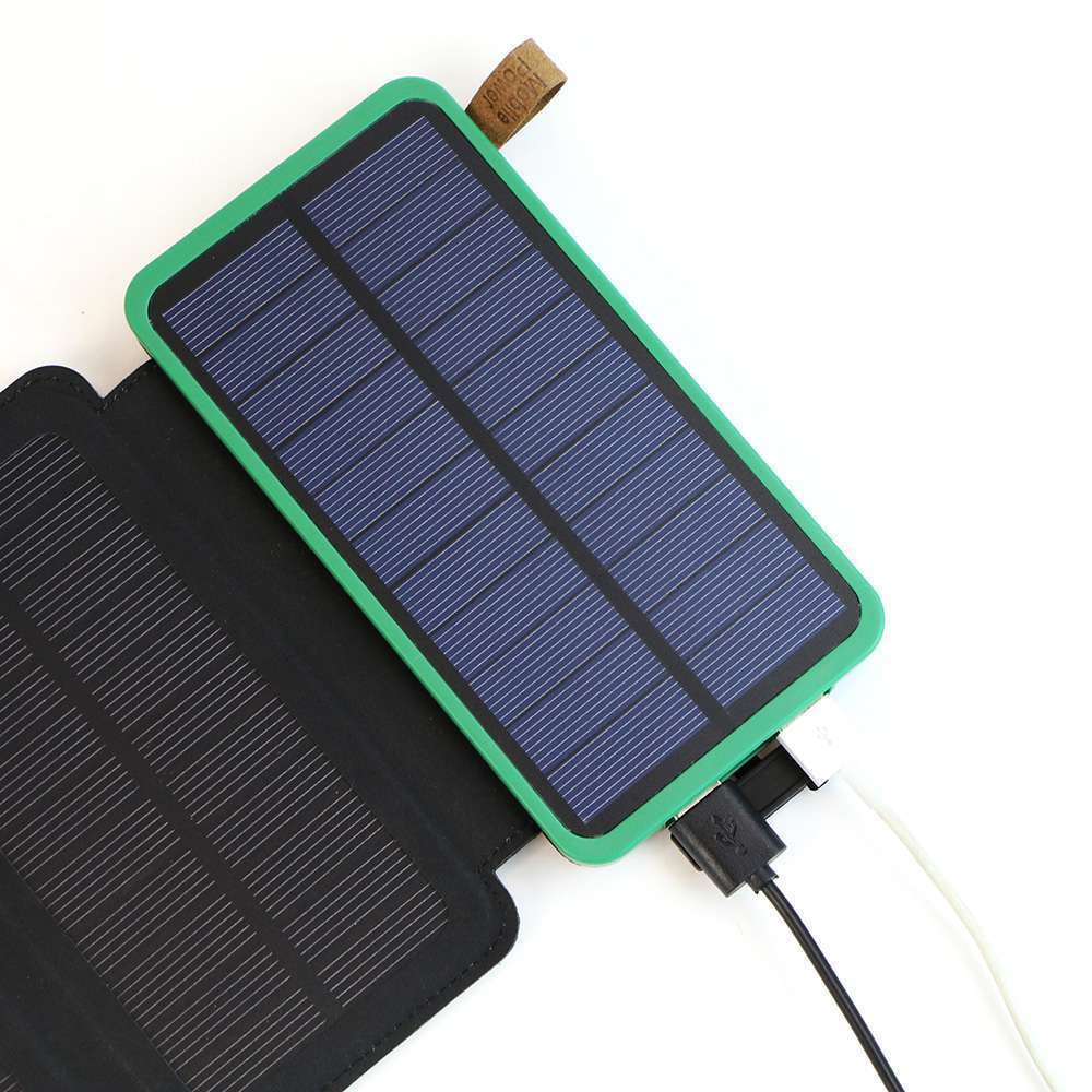 Phone Panel Bank Charger Tablets For Solar 500000mAh Battery Cell External Power